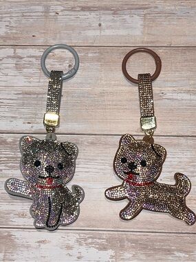 Choice of Shiba Inu - Puff Rhinestone Bag Charm